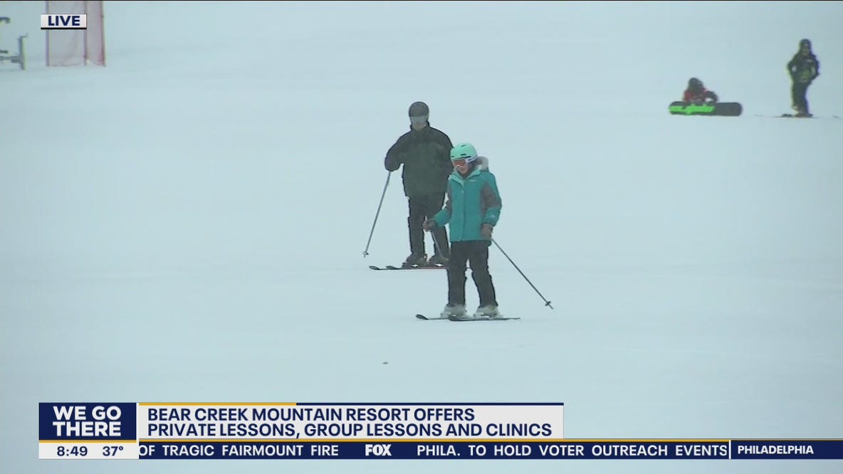 Bear Creek Mountain offers skiing, snowboarding lessons